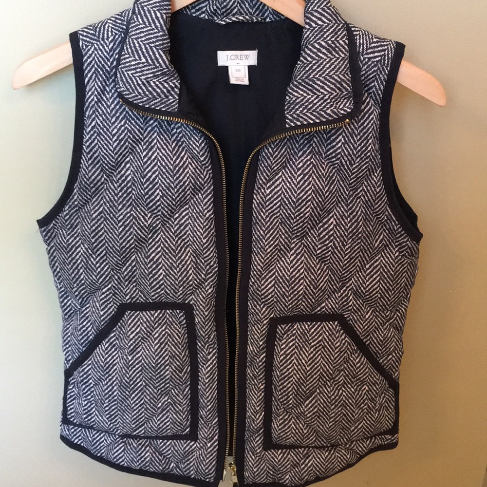 J. Crew Merc. Herringbone Vest